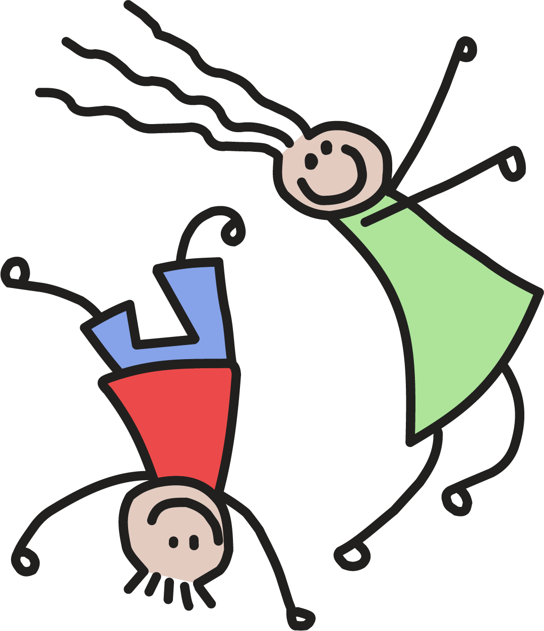 spielende Kinder