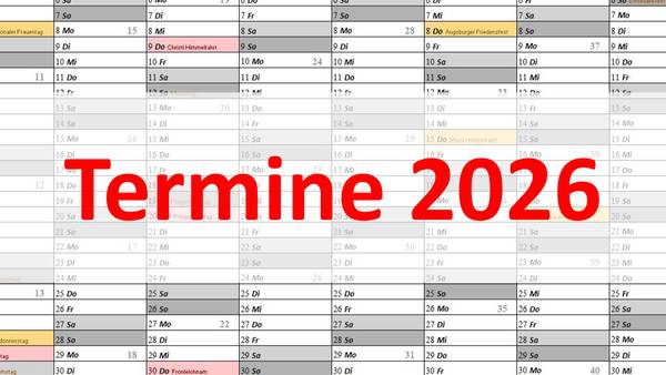 Illustration Termine 2026